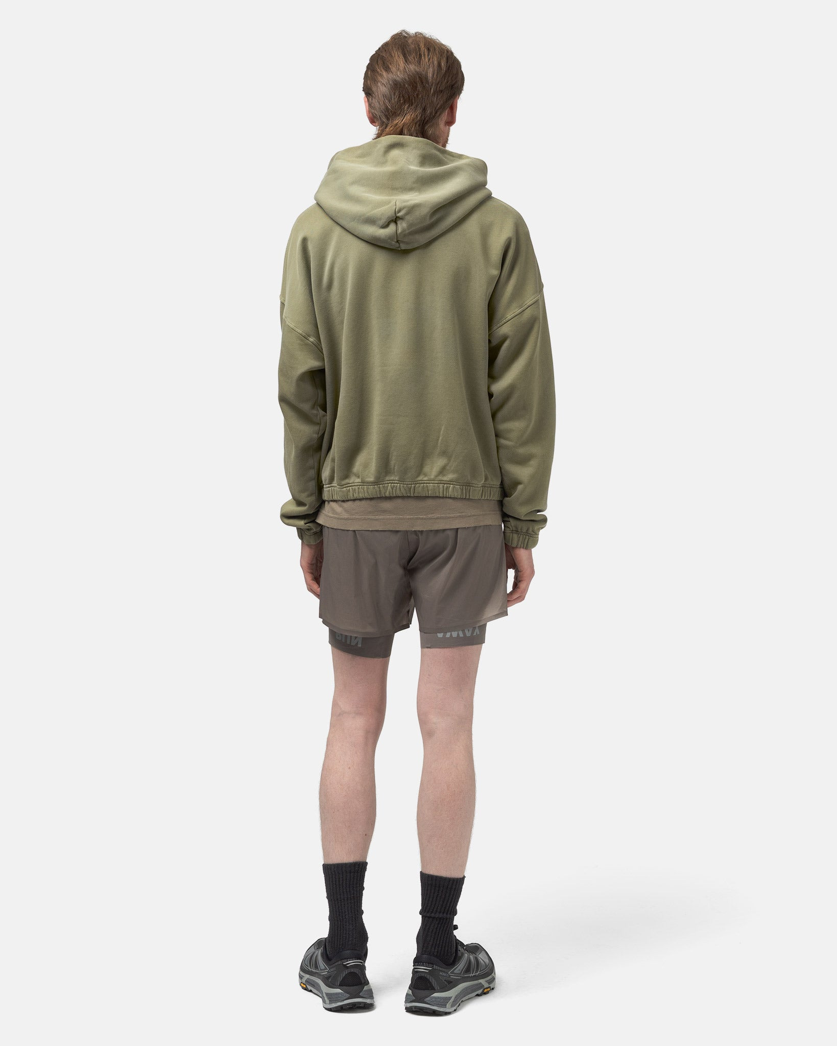 SoftCell Hoodie Sun Bleached Military Olive - 3