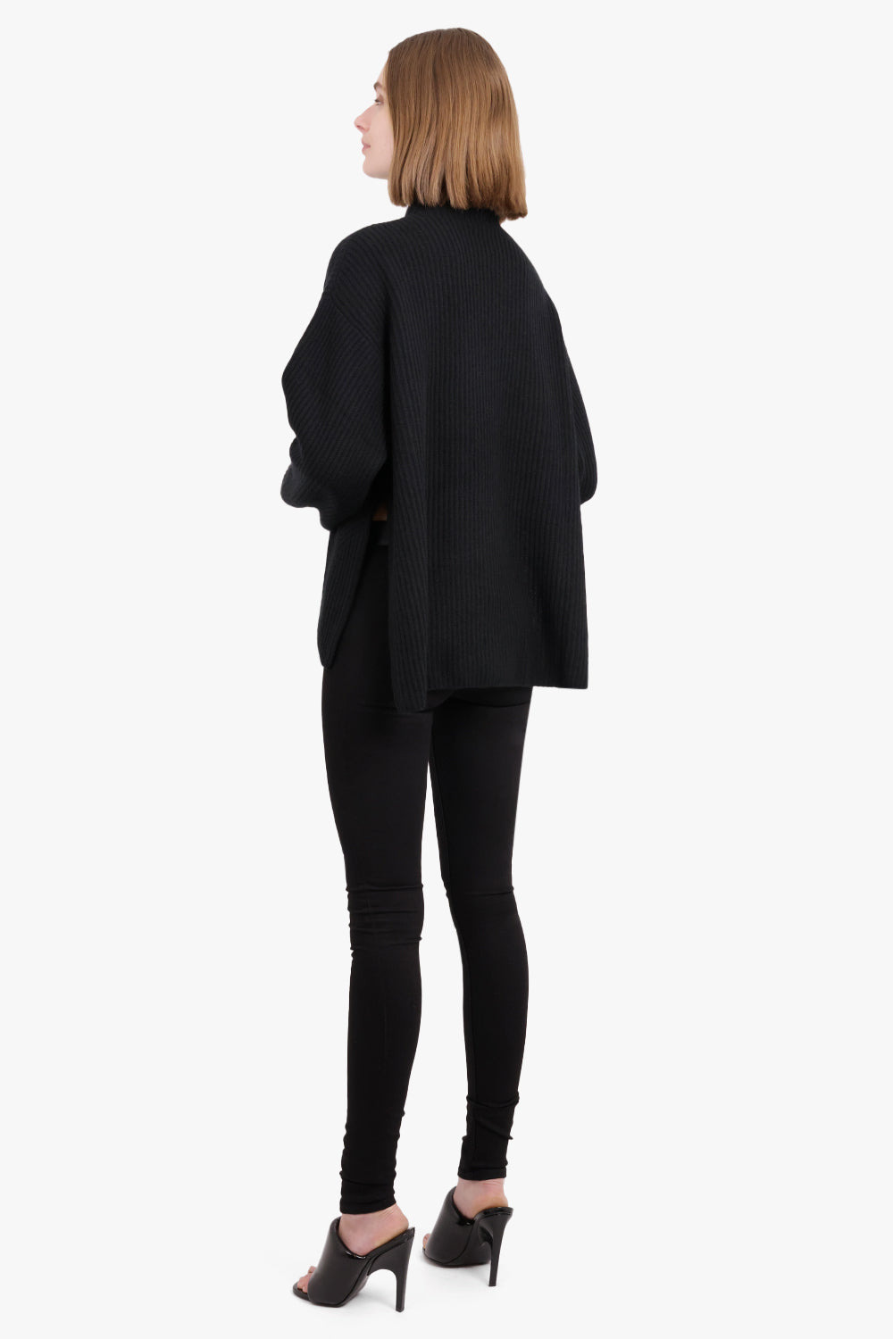 RIBBED SWEATER | BLACK - 4