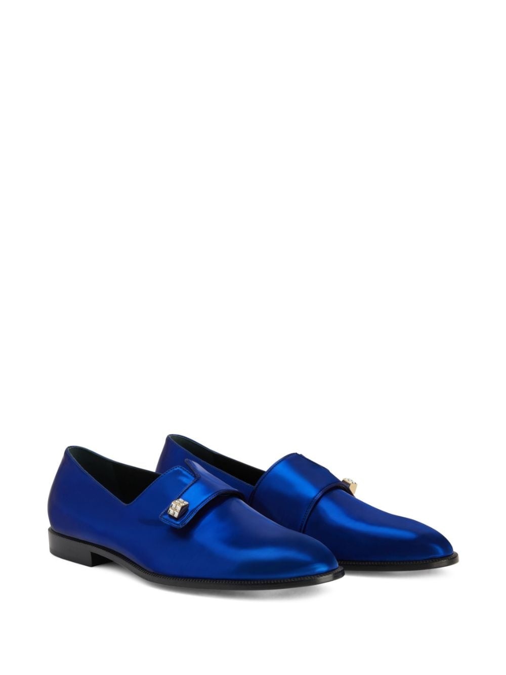 Marty metallic-effect loafers - 2