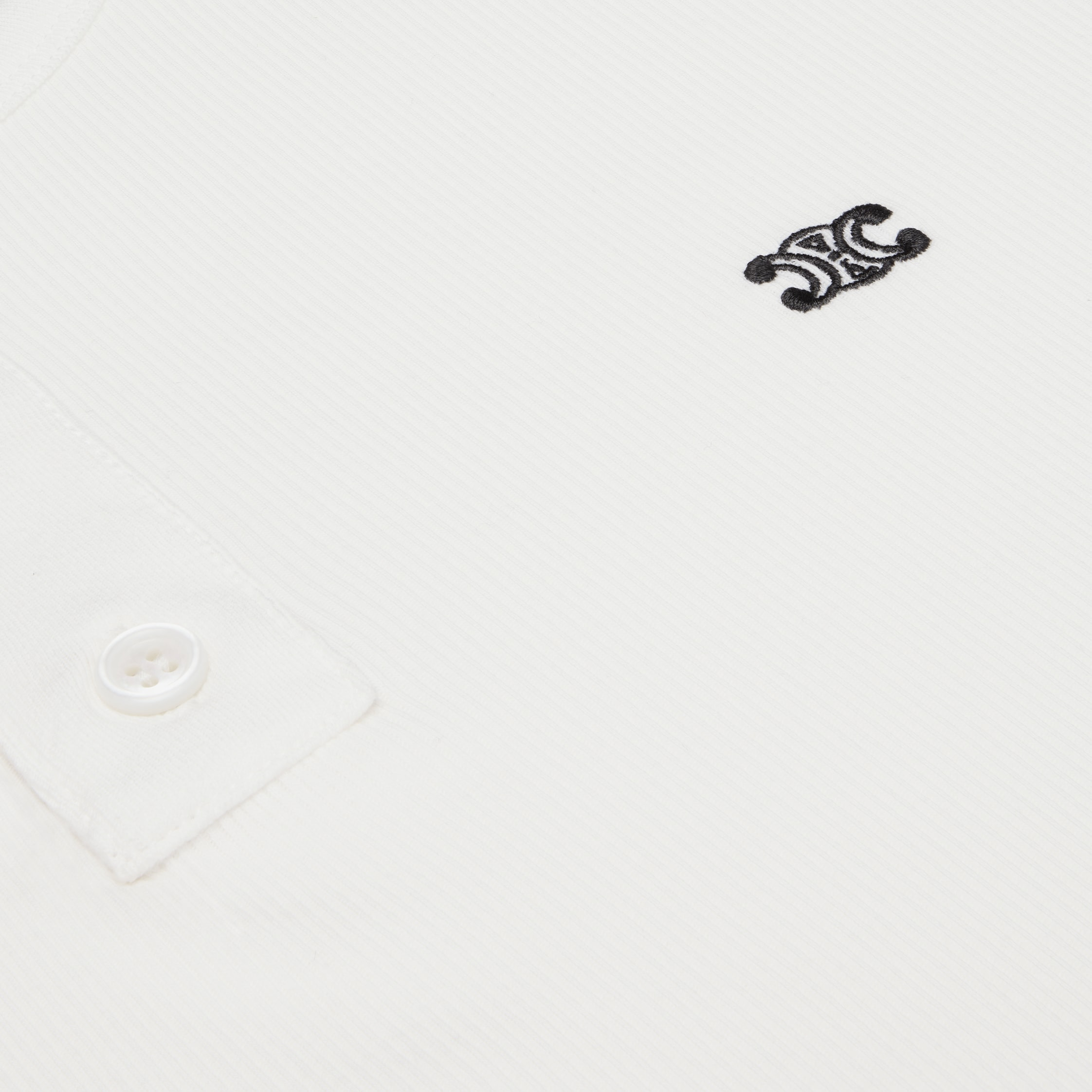 long sleeved t-shirt IN RIBBED COTTON JERSEY - 4