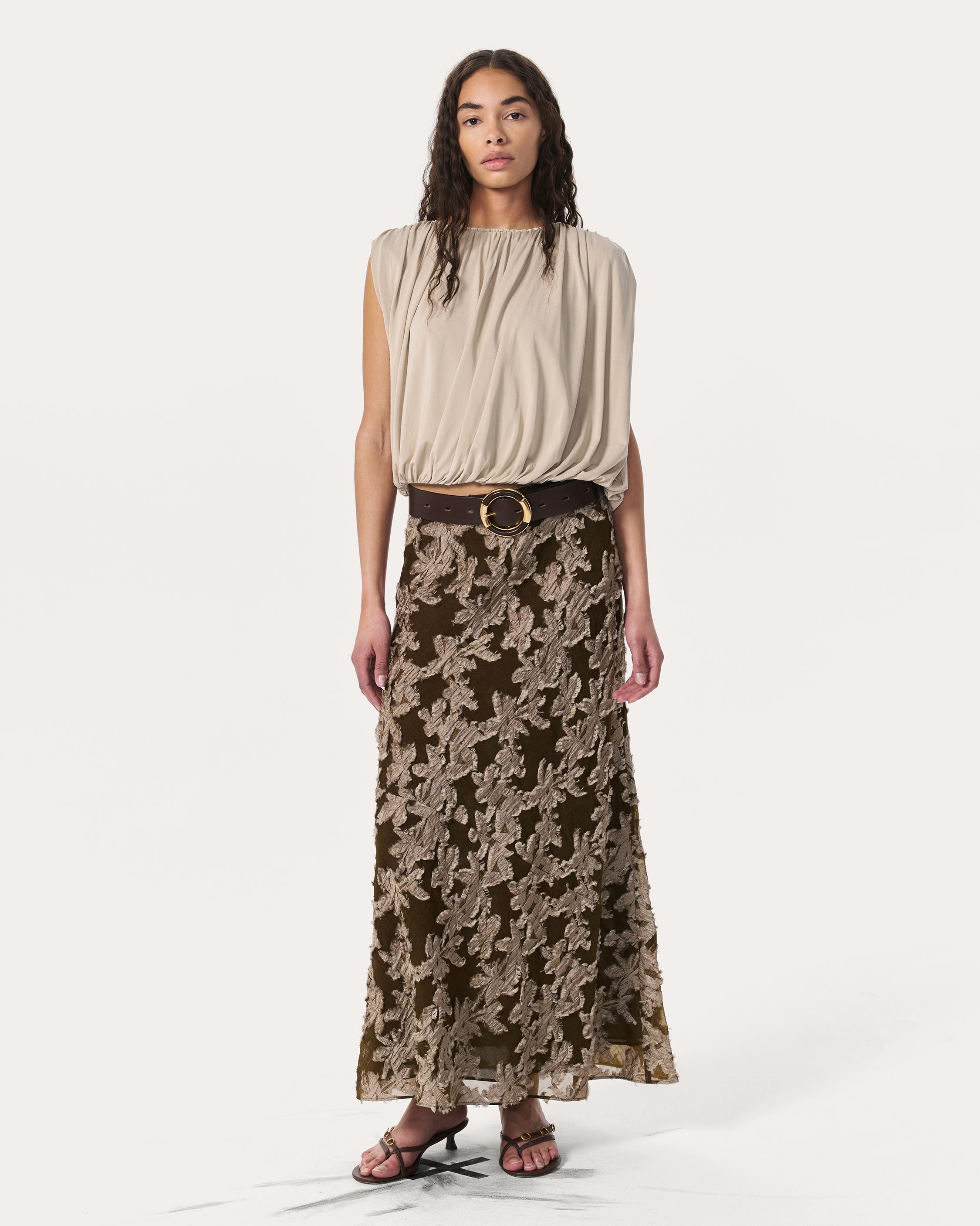 Wren Fil Coupé Maxi Skirt - 2
