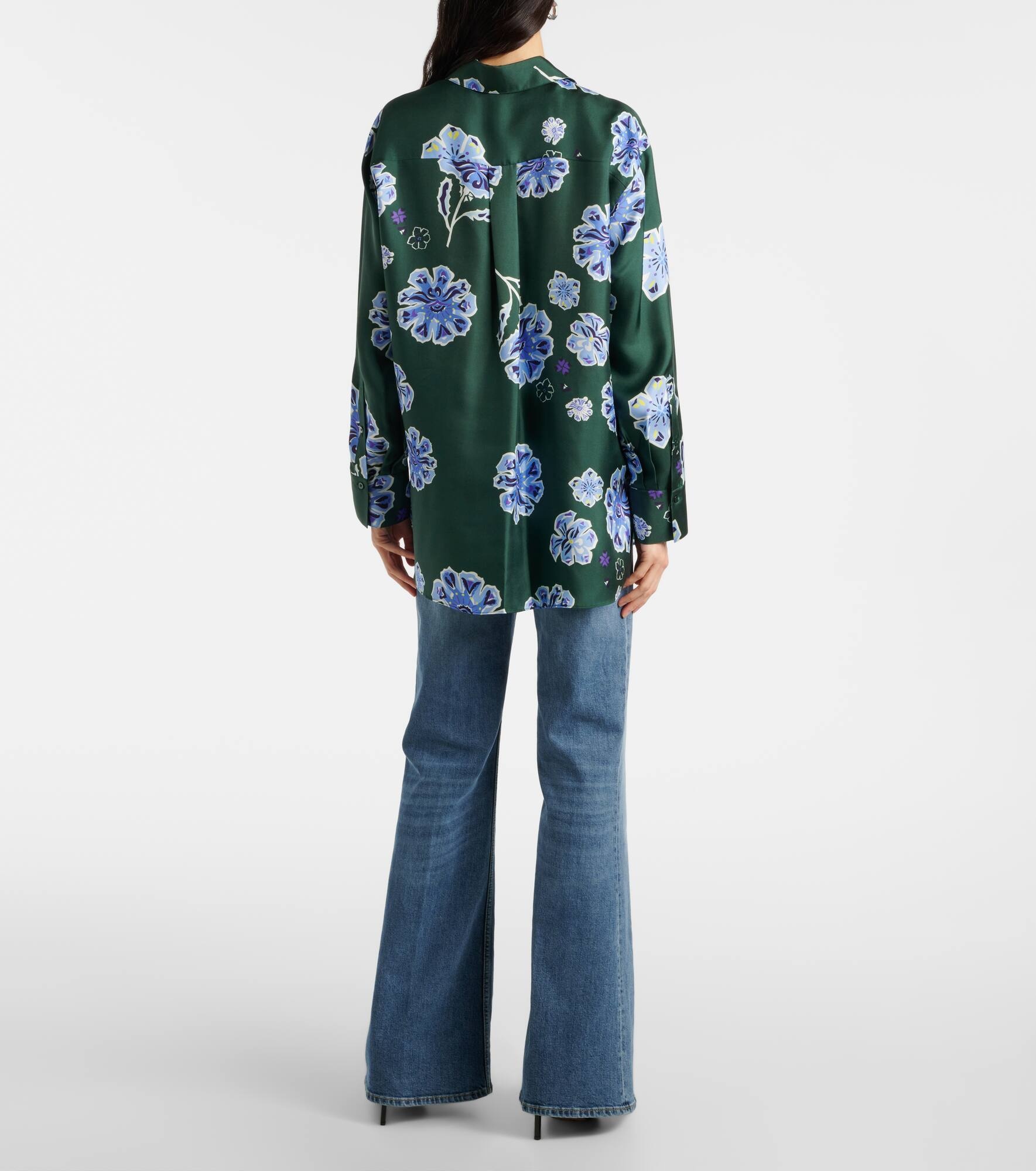 Printed silk shirt - 3