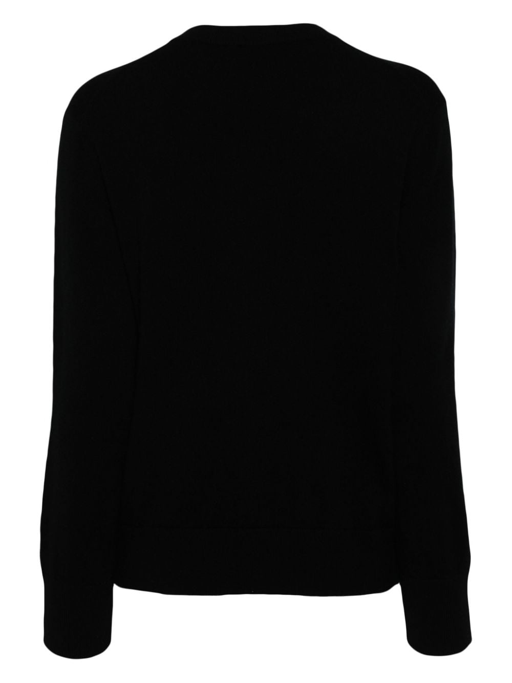 knitted wool-cashmere blend sweater - 2