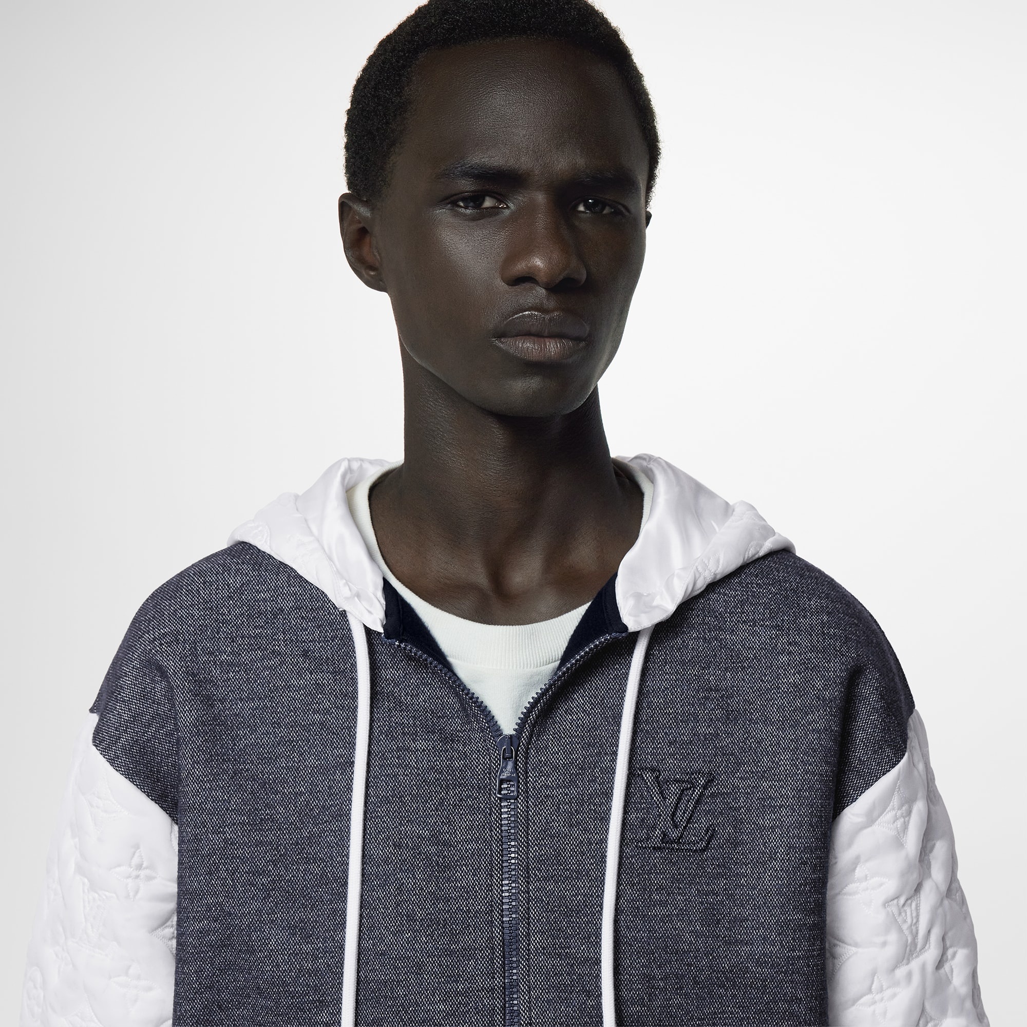 Hybrid Monogram Hooded Blouson - 4