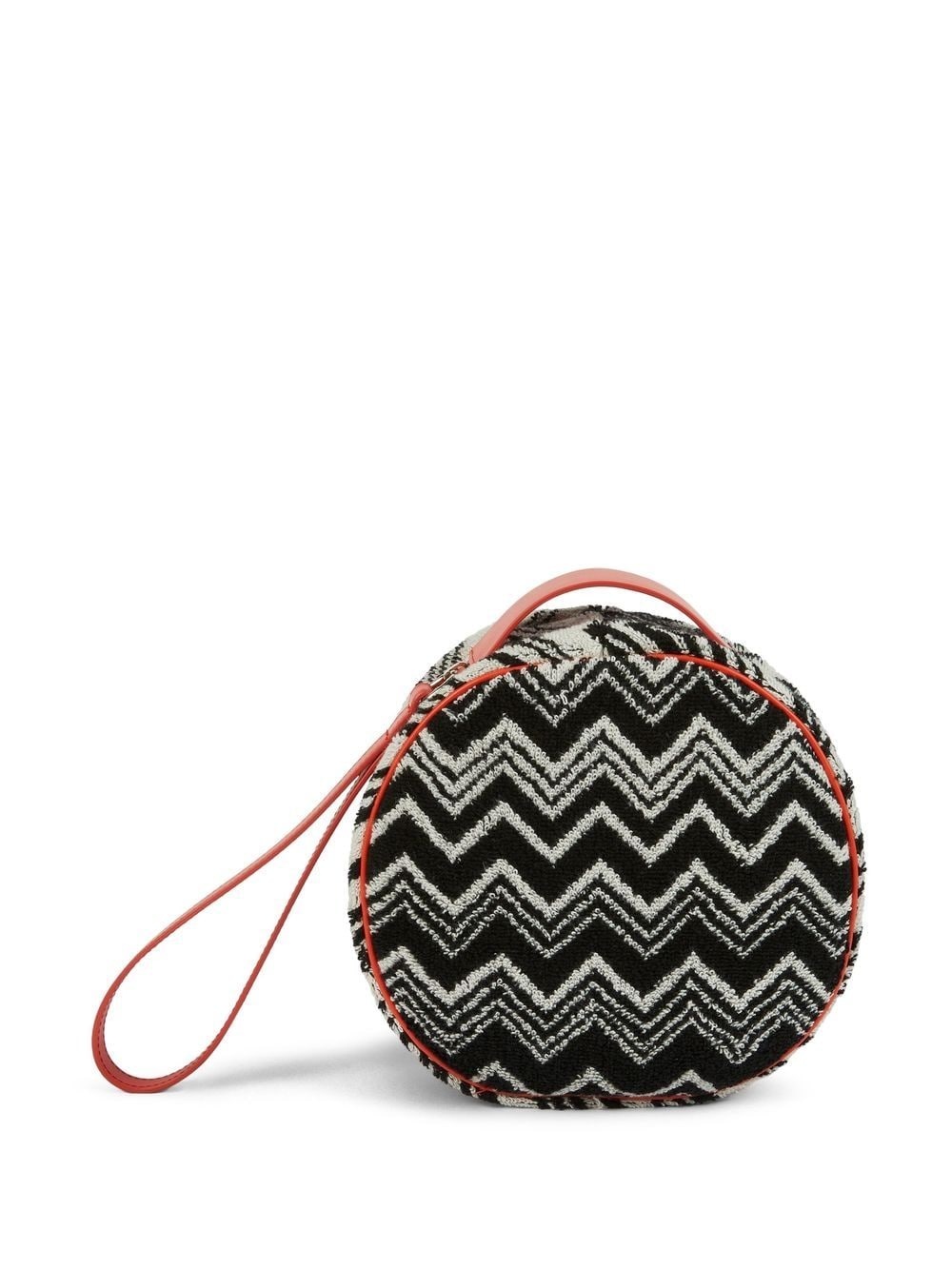 Keith chevron-knit beauty case - 1