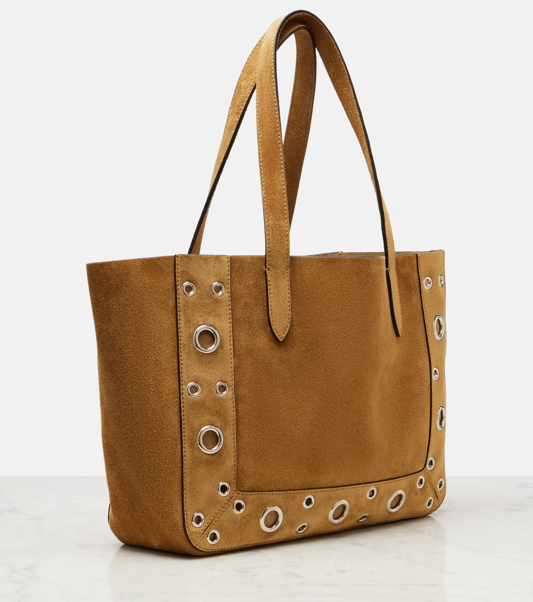 Nellcôte Medium suede tote bag - 4