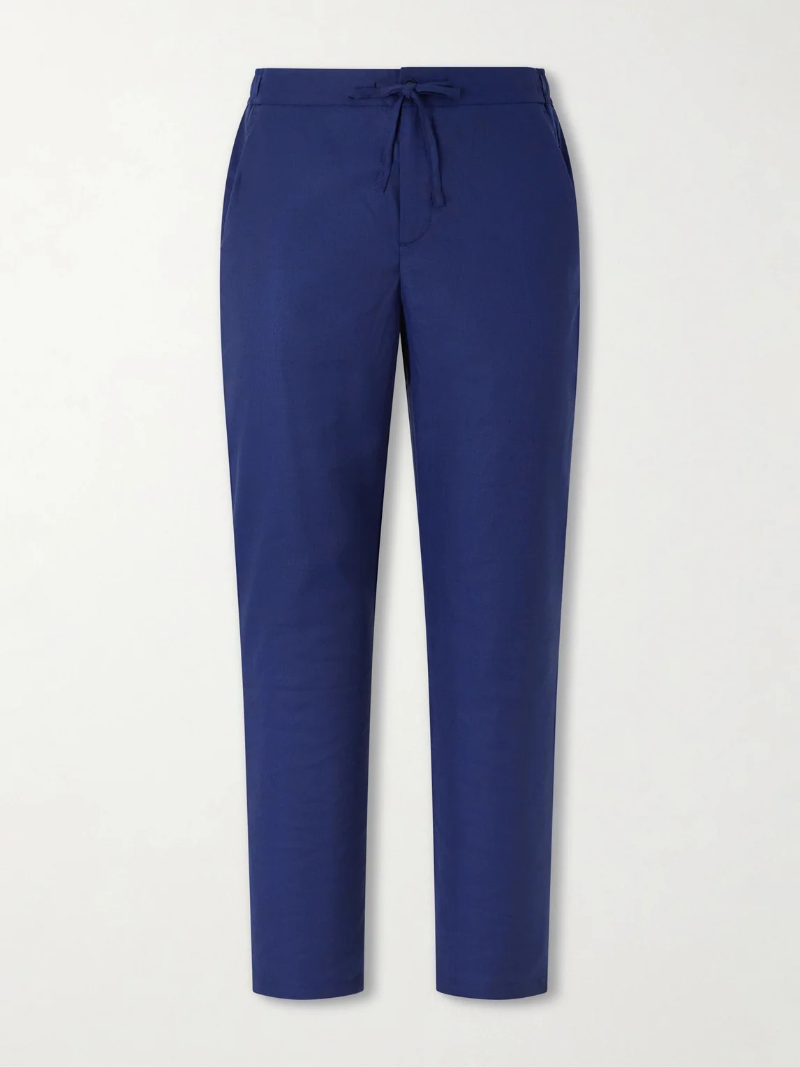Straight-Leg Cotton Suit Trousers - 1