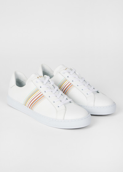 Paul Smith White Leather 'Hansen' Trainers outlook