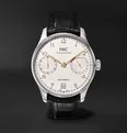 Portugieser Automatic 42mm Stainless Steel and Alligator Watch, Ref. No. IW500704 - 10