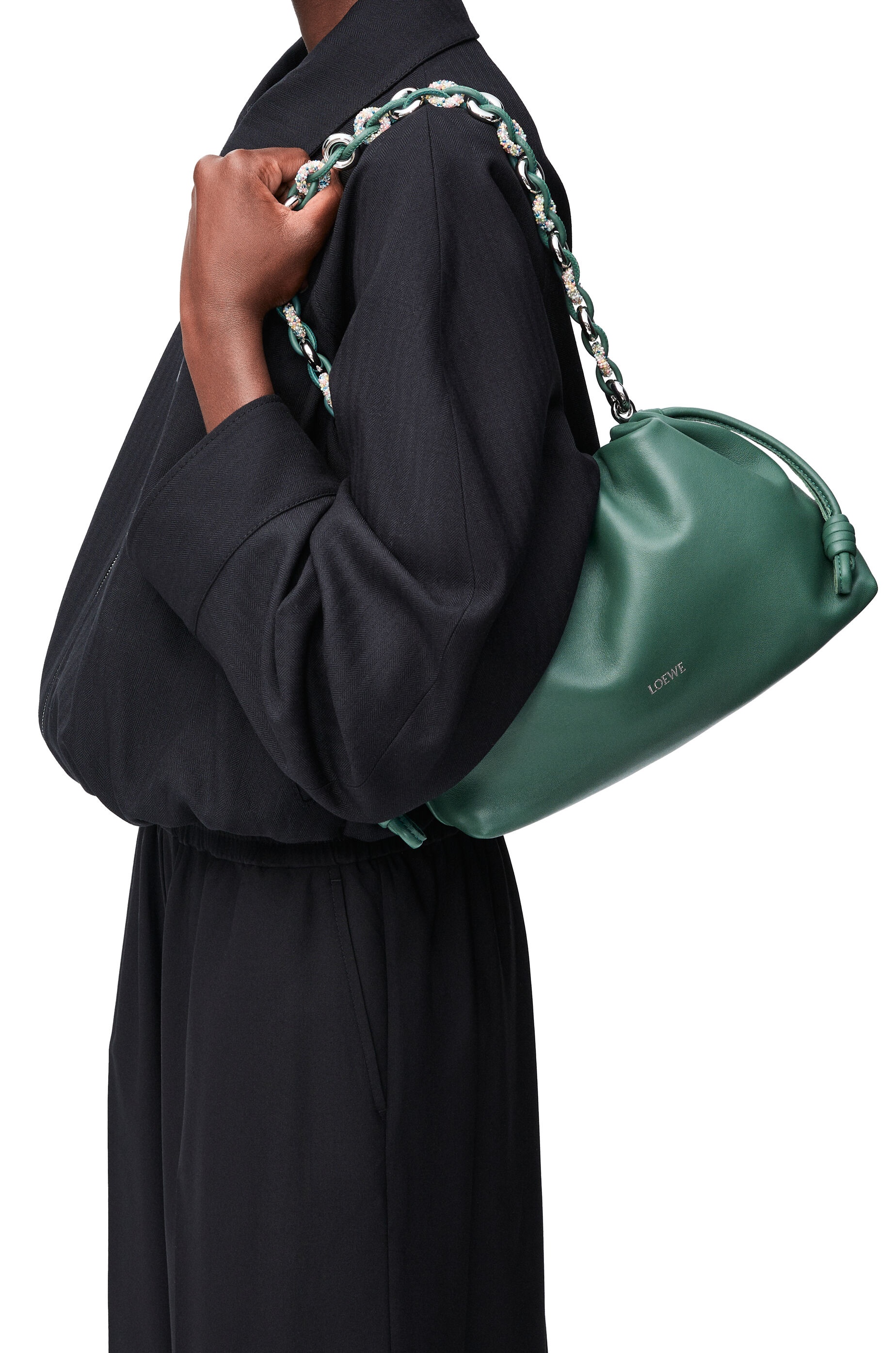 Medium Flamenco purse in mellow nappa lambskin 2