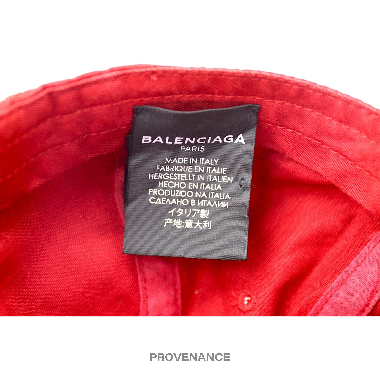 Balenciaga Political Campaign Cap Hat - Red - 9