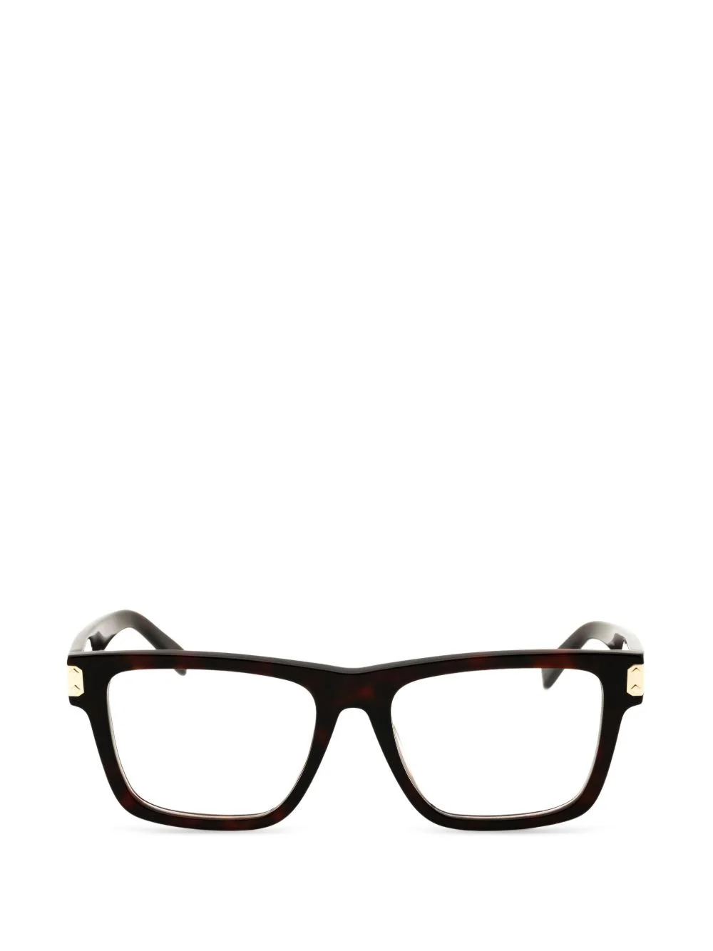 tortoiseshell-effect glasses - 1