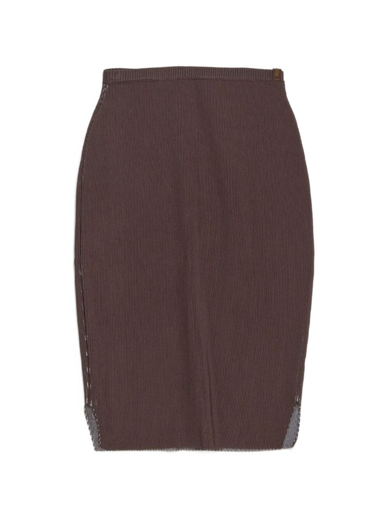 ribbed midi skirt 1
