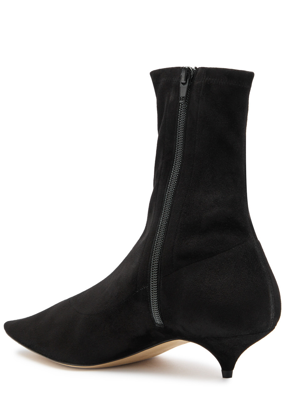 The Row Liisa 40 Suede Ankle Boots - 2
