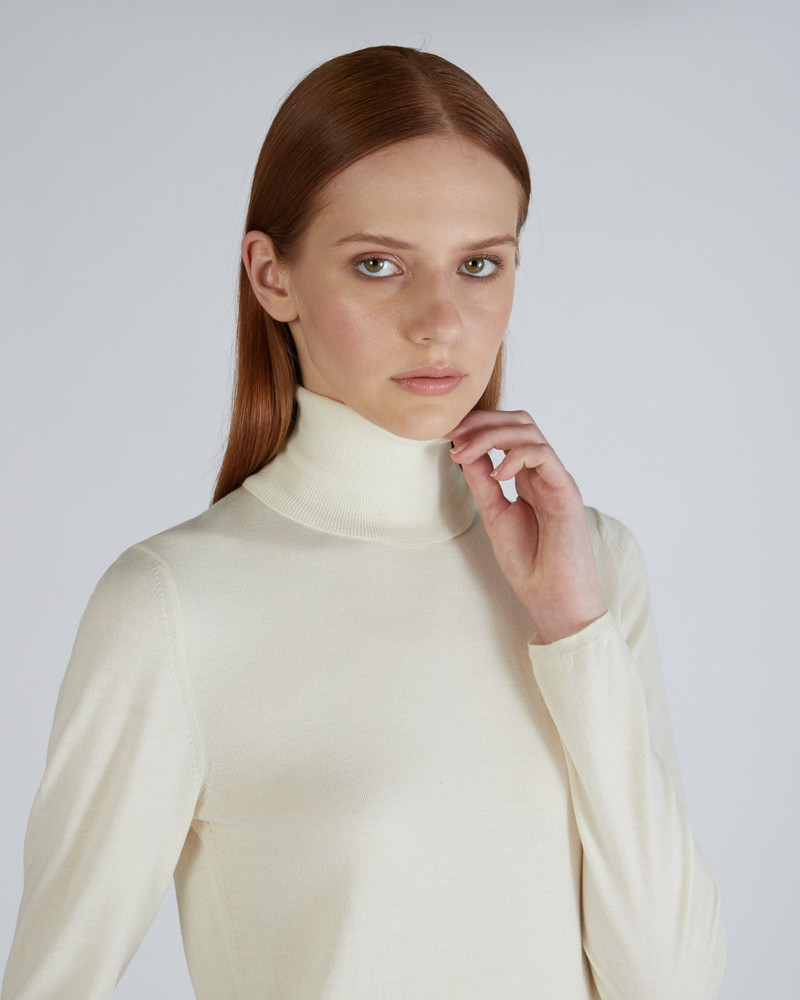 Certified Flexwool slim fit neck sweater 4