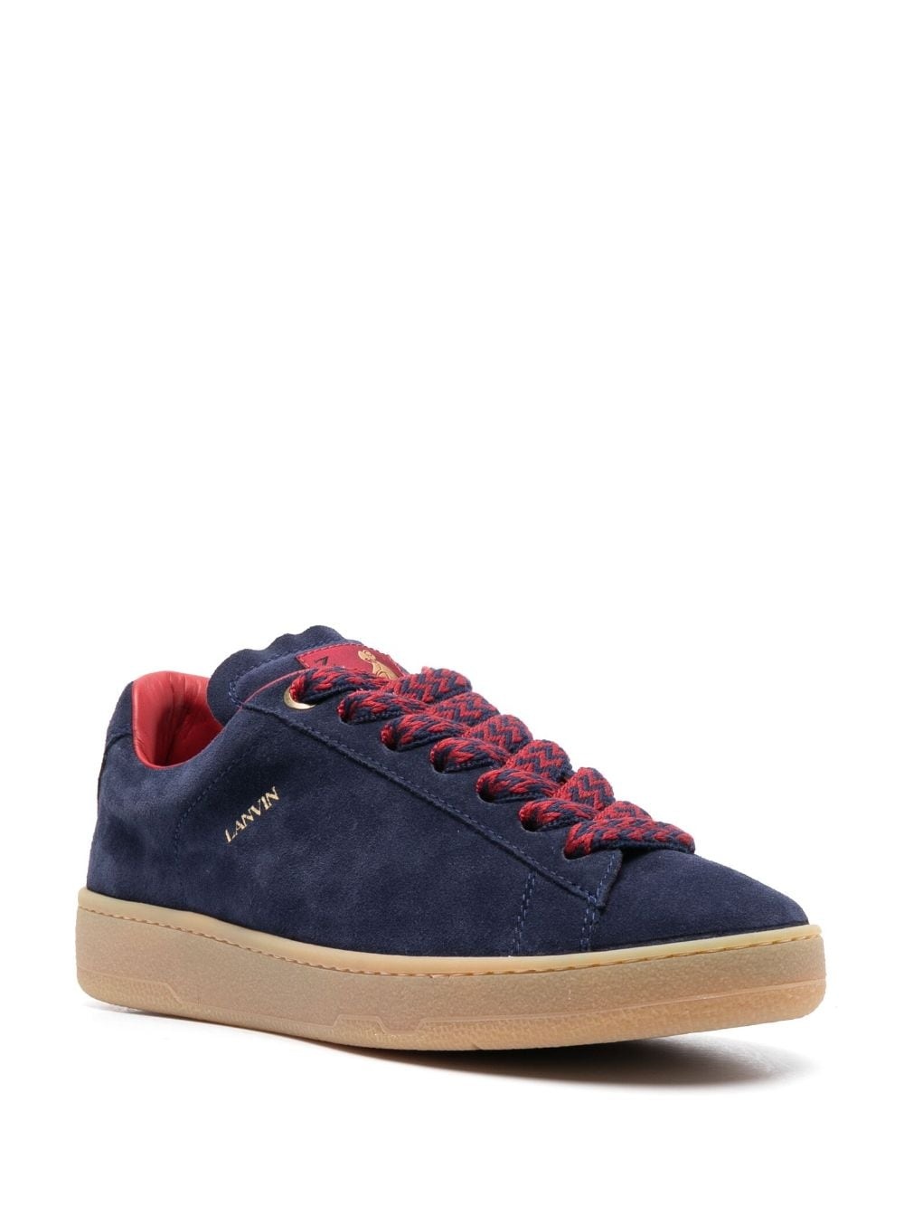 lace-up low-top sneakers - 2