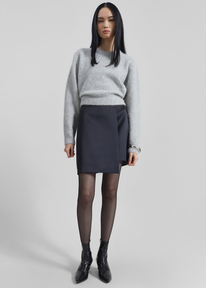 By Malene Birger Raye Mini Skirt - Black 7