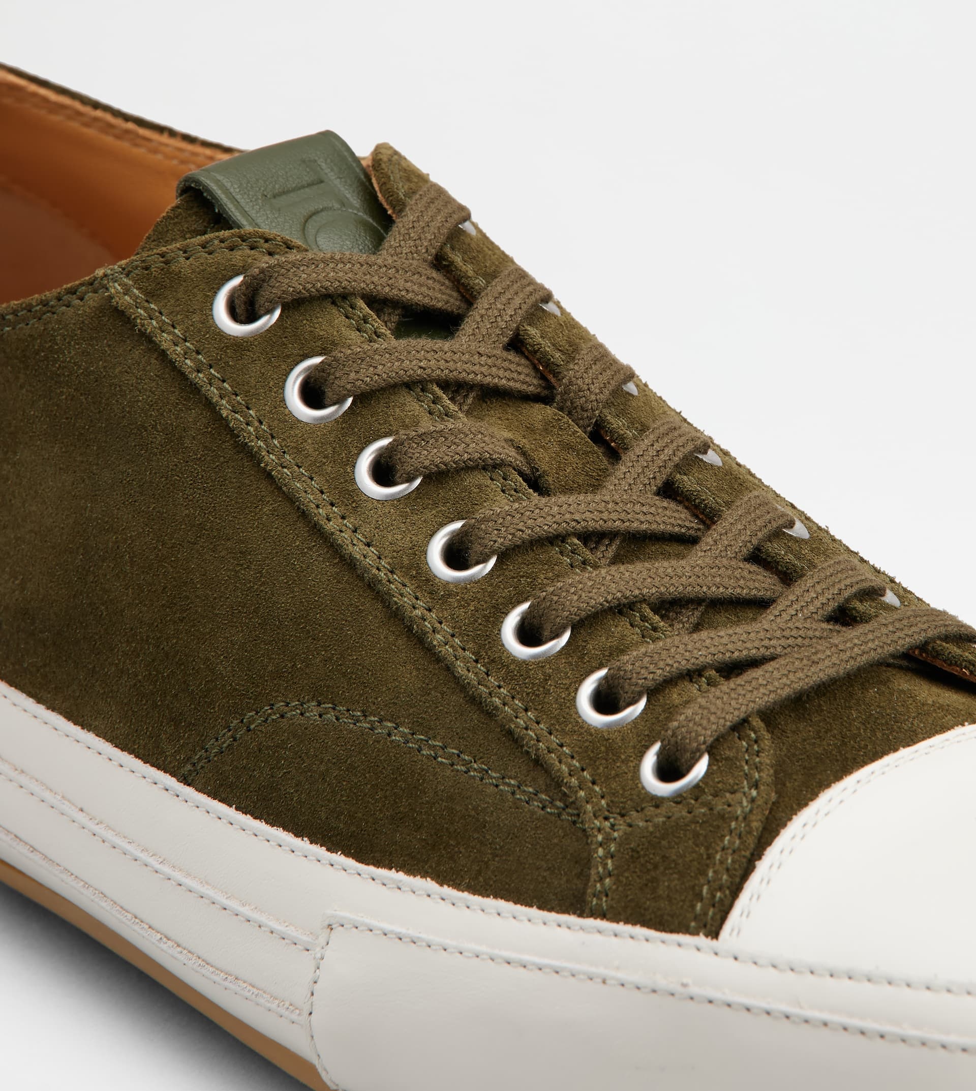 SNEAKERS IN SUEDE - GREEN - 5