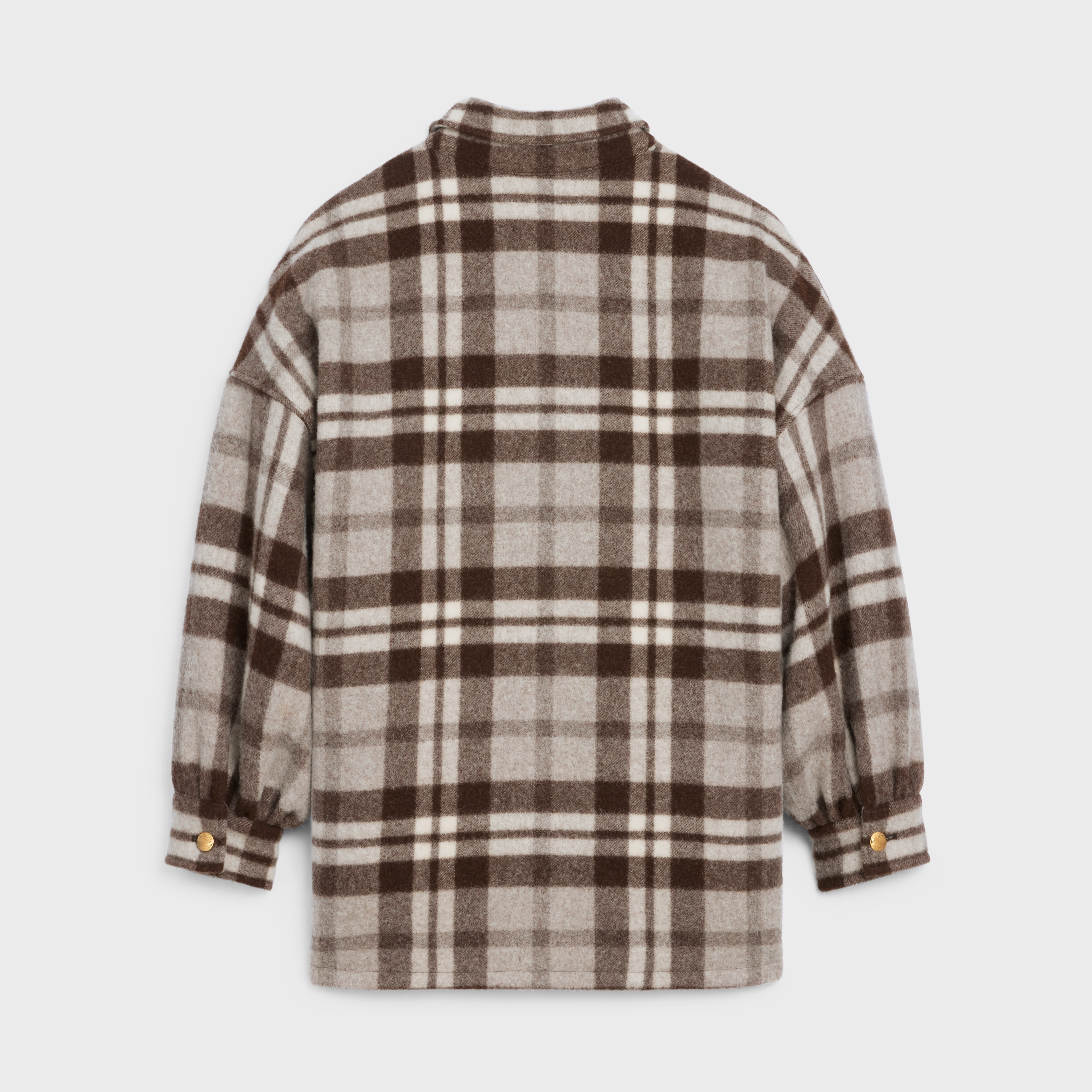 Oversized overshirt in checked Wool - 2