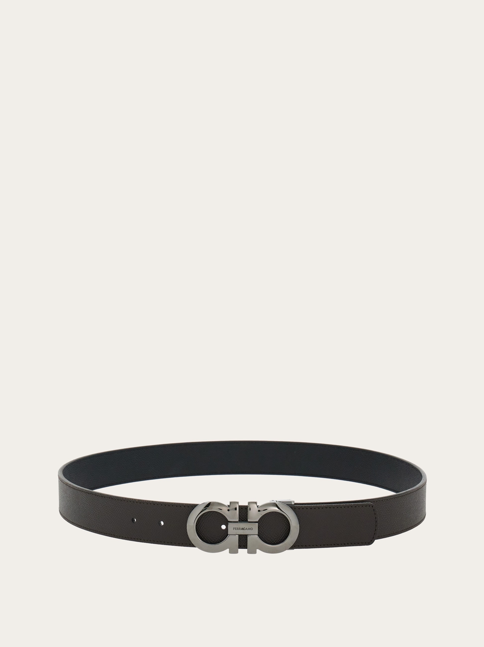 Reversible and adjustable Gancini belt - 3