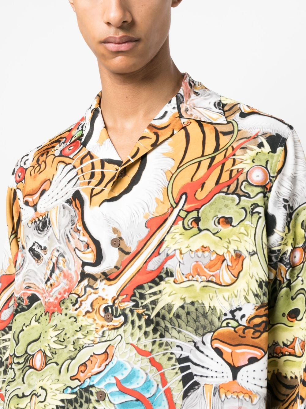 graphic-print shirt - 5