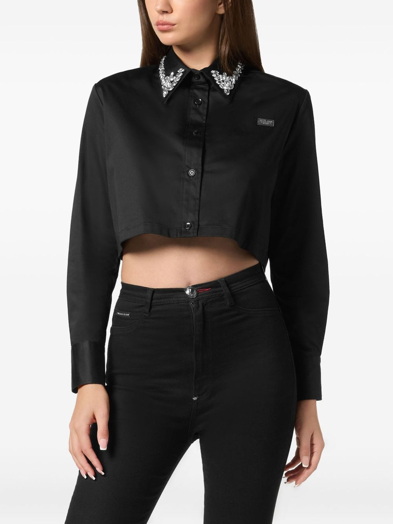Gothic Plein Cropped shirt 3