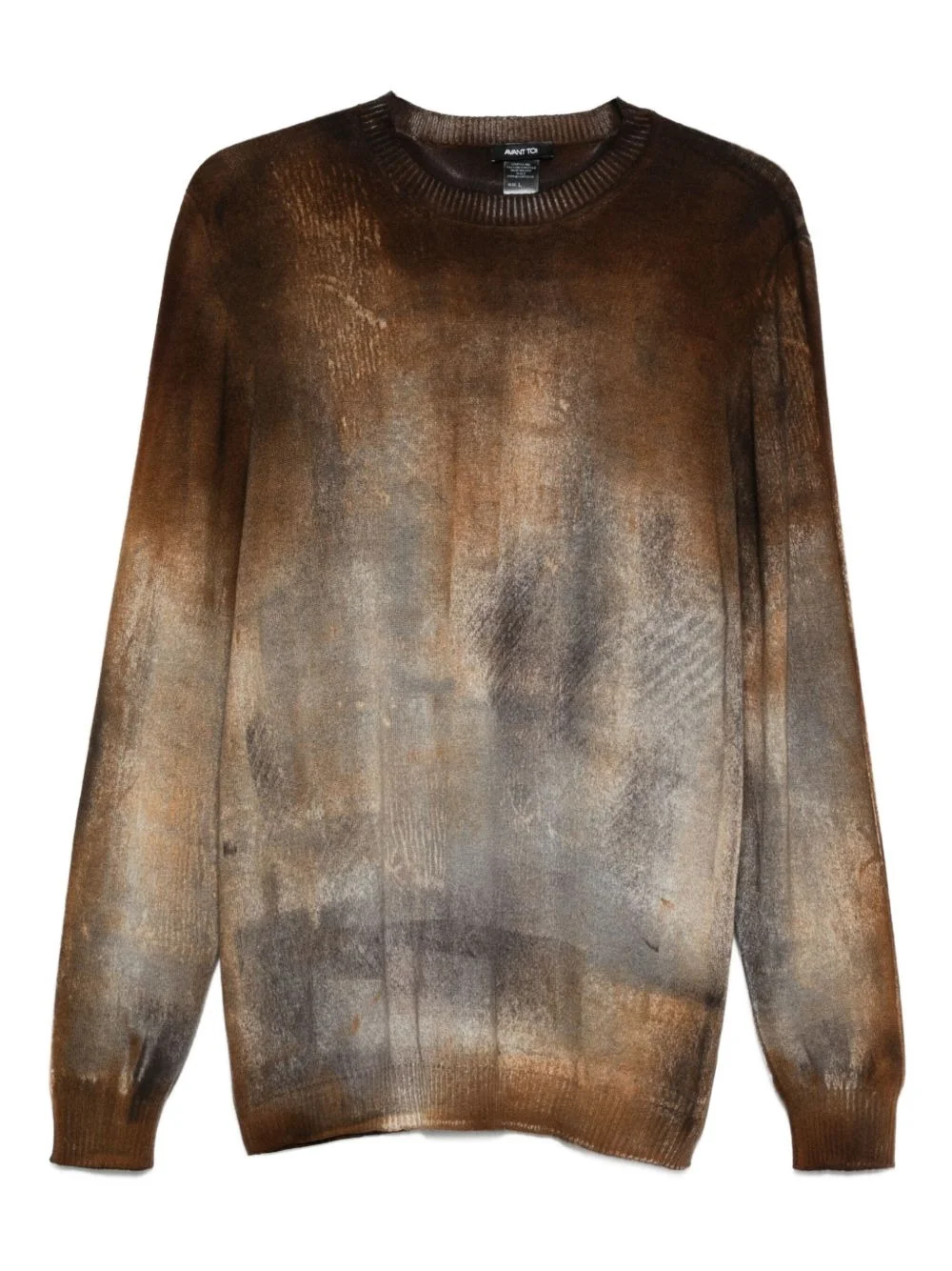 abstract-print sweater - 1