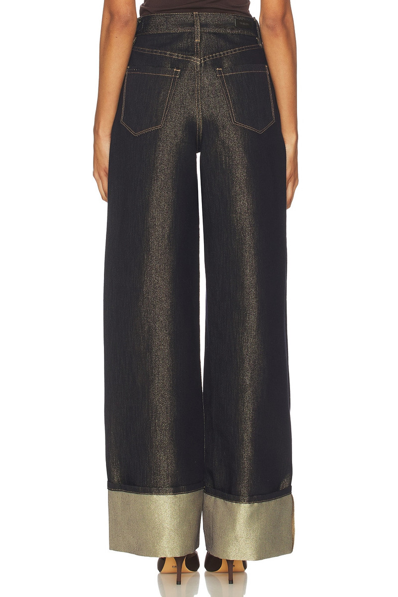 Cuffed Wide Leg Jeans 4
