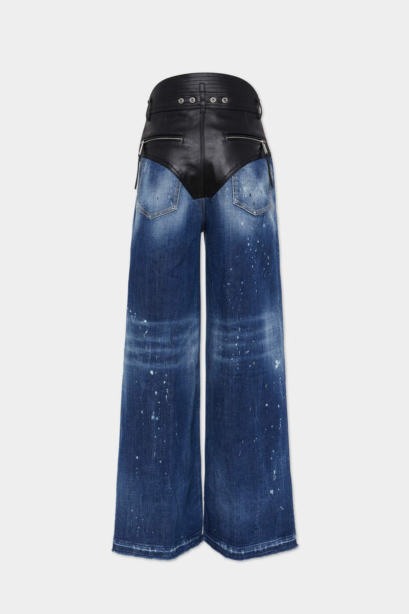 DSQUARED2 MEDIUM RIPPED WASH TWIN PACK HYBRID TRAVELLER JEANS outlook