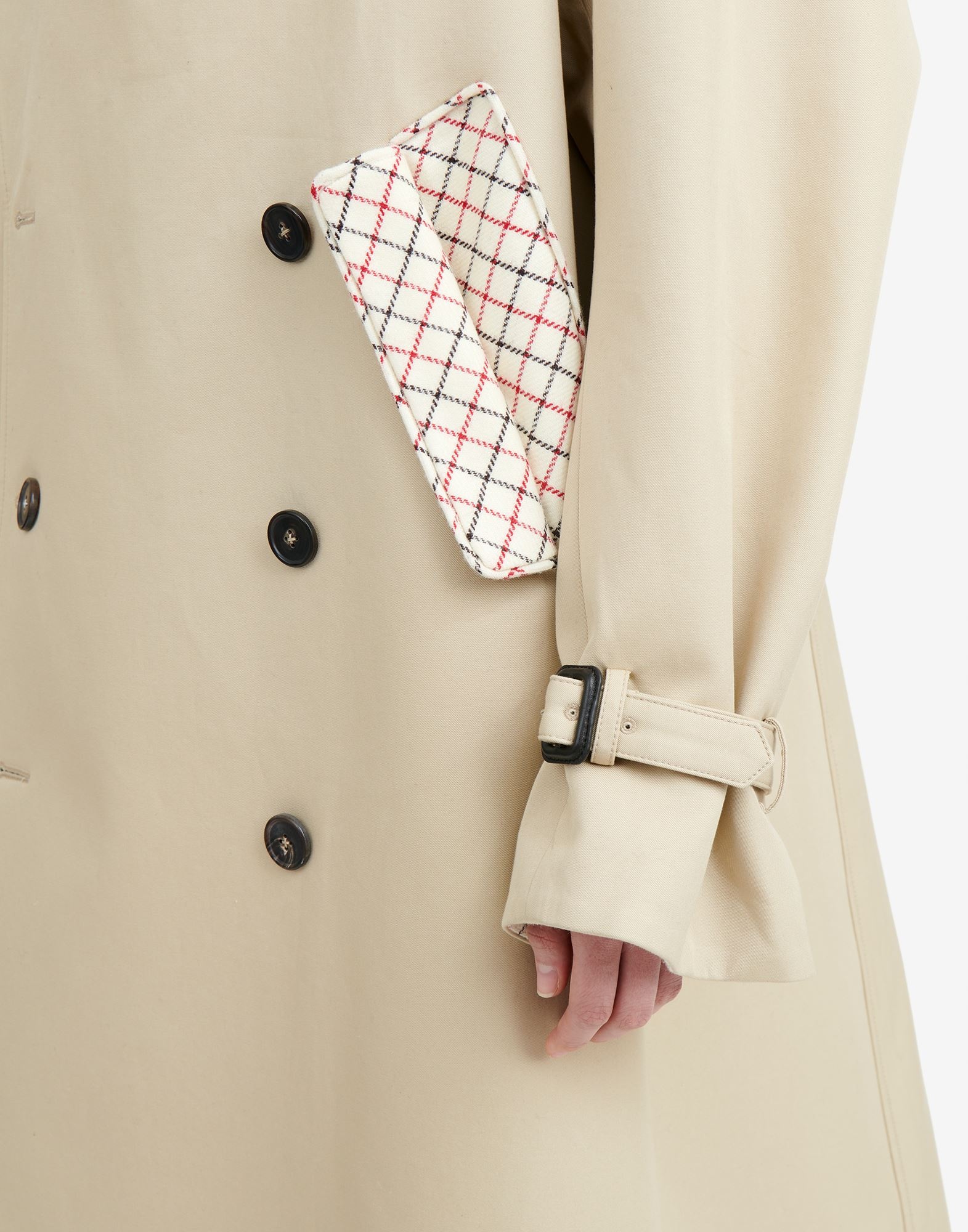 Décortiqué cotton trench coat - 8
