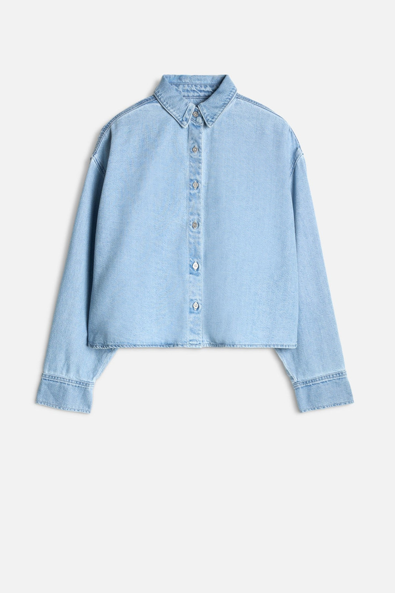 Weightless Nina Cropped Shirt in Hana 1