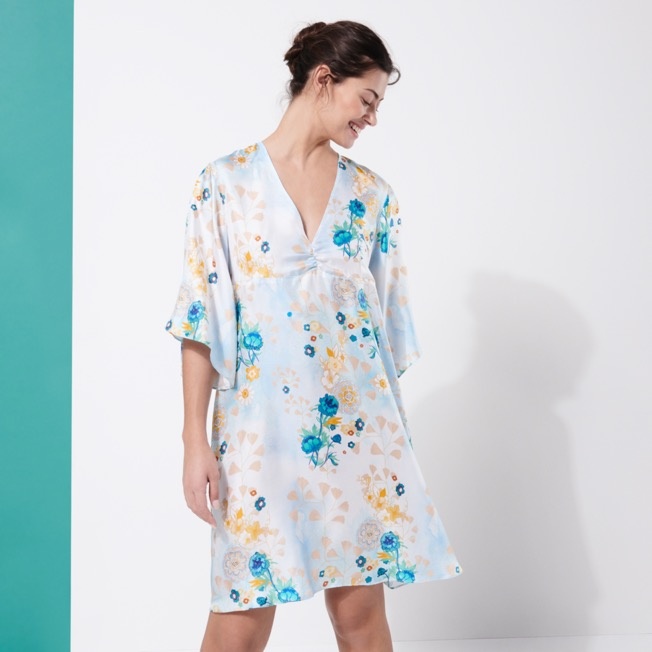 Women Silk Dress Belle Des Champs - 3
