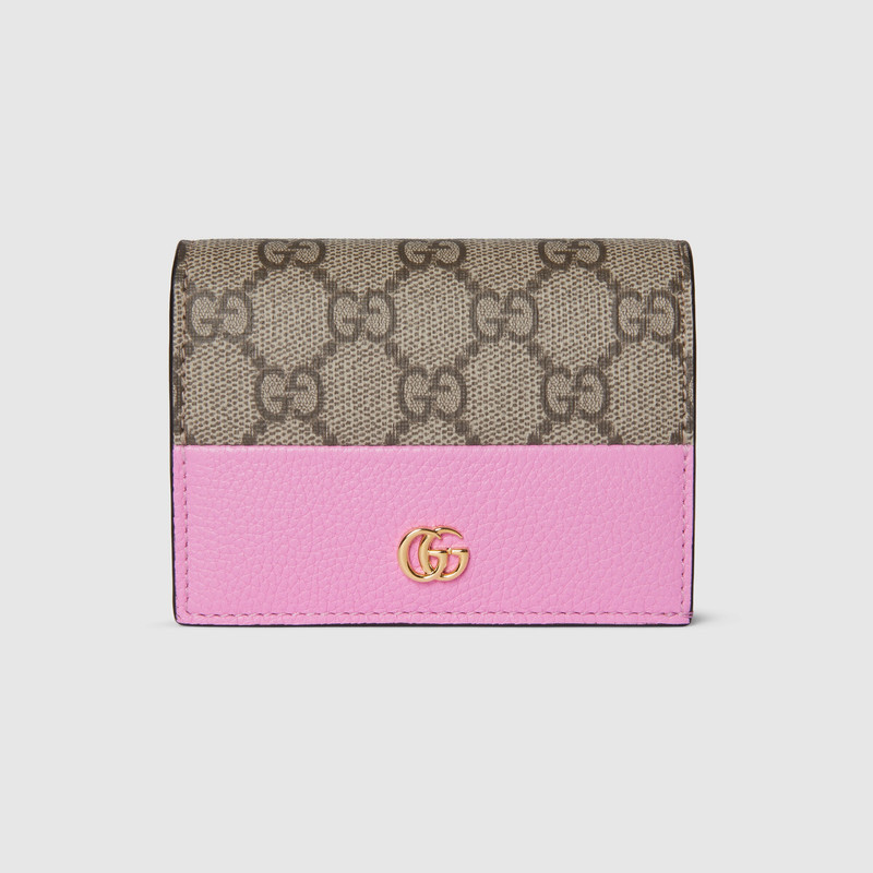 Bi-color GG Marmont small wallet 1