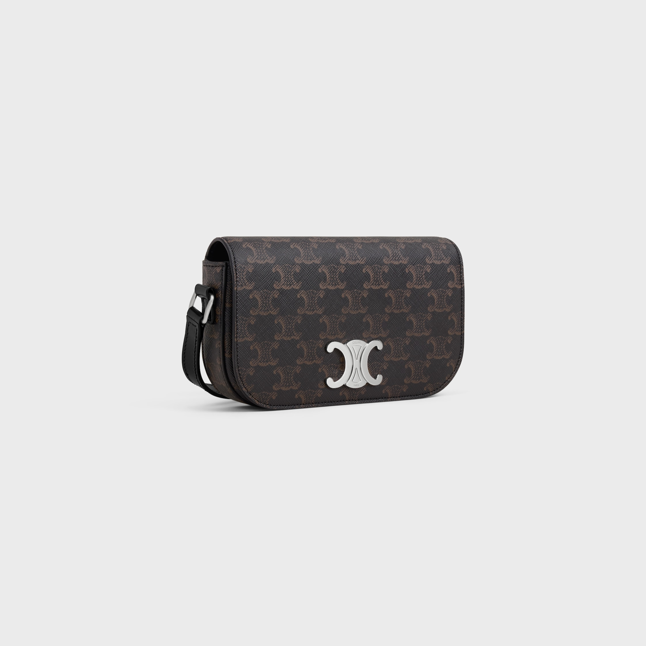 SMALL CROSSBODY BAG TRIOMPHE IN TRIOMPHE CANVAS AND CALFSKIN - 2