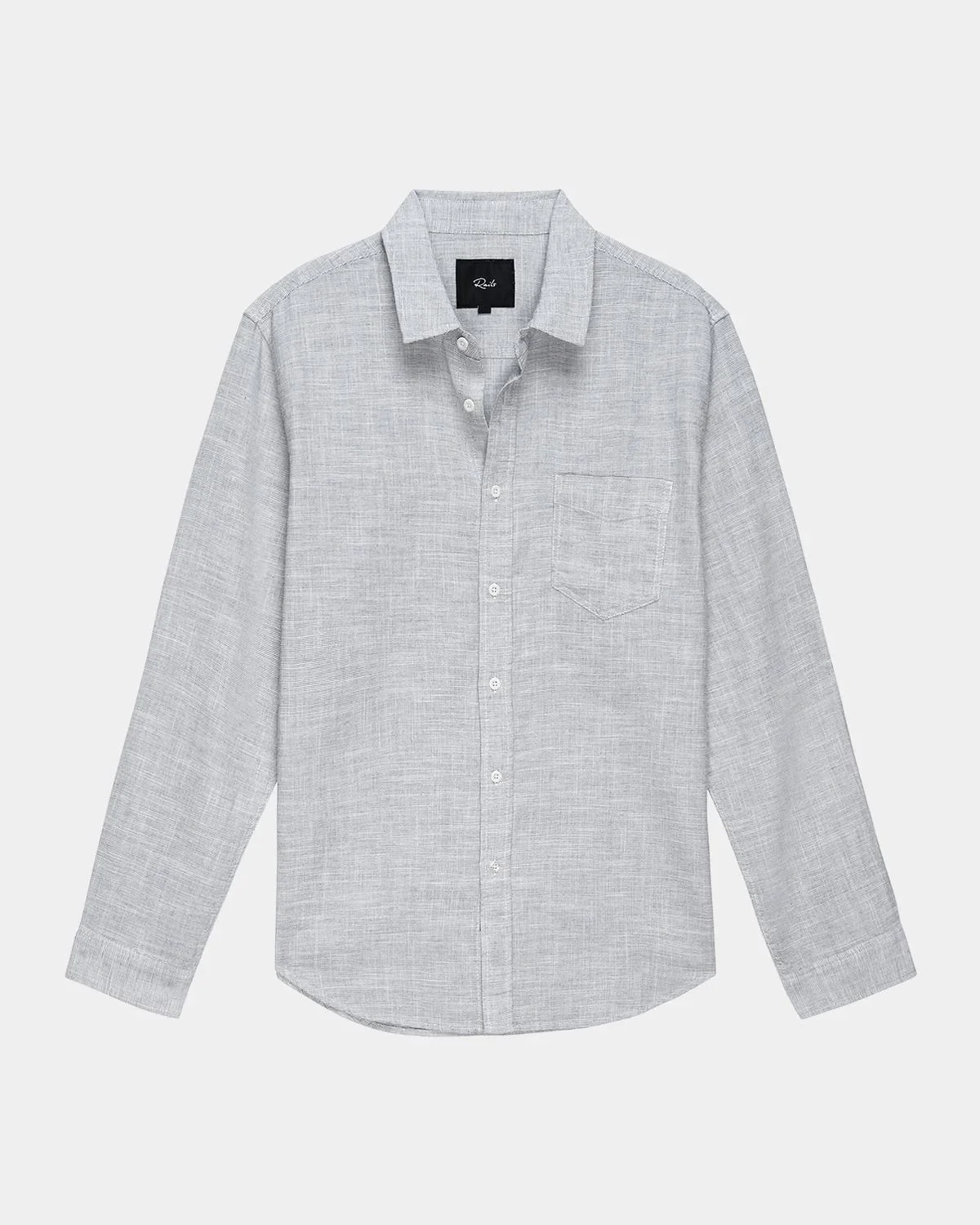 Men's Wyatt Cotton Crosshatch Button-Down Shirt - 1