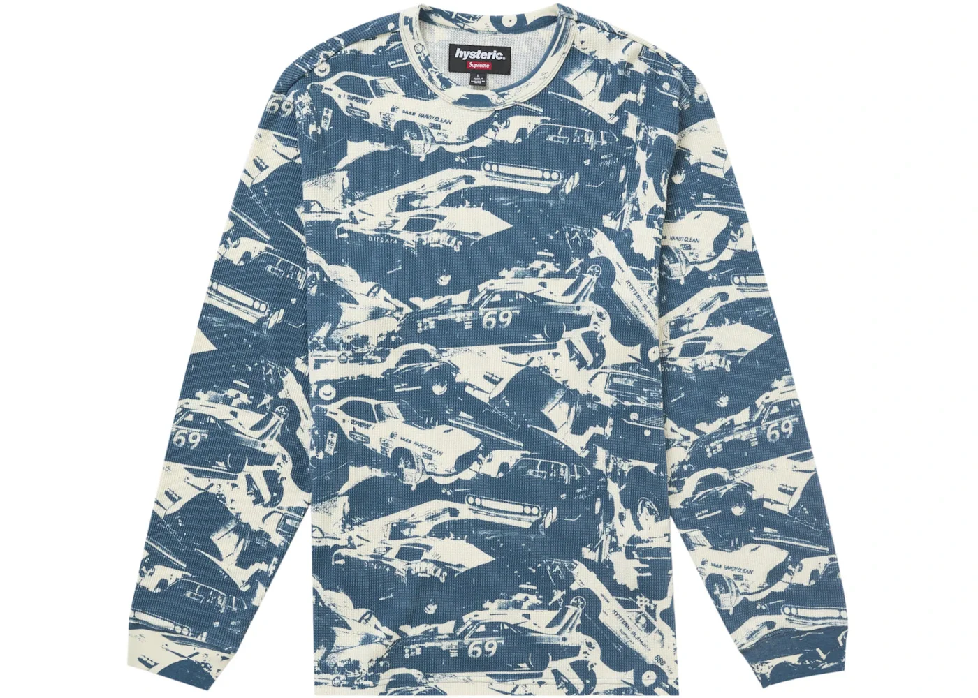 Supreme Hysteric Glamour Cars Thermal Teal - 1