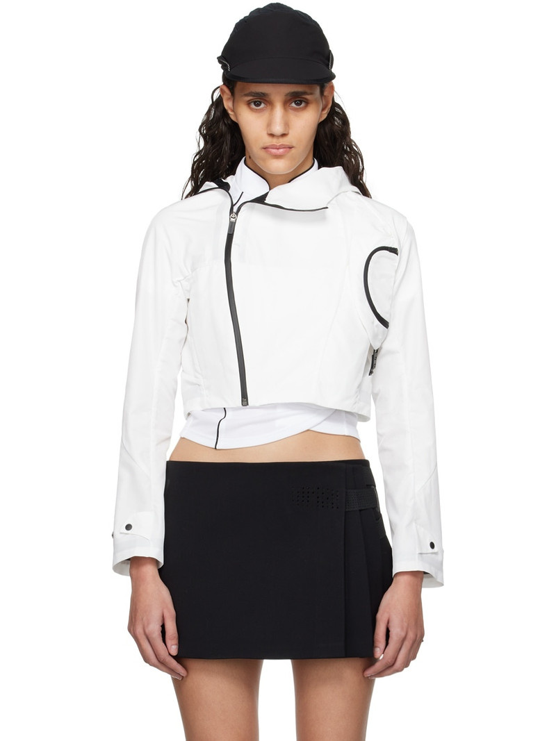 White Cropped Jacket - 1