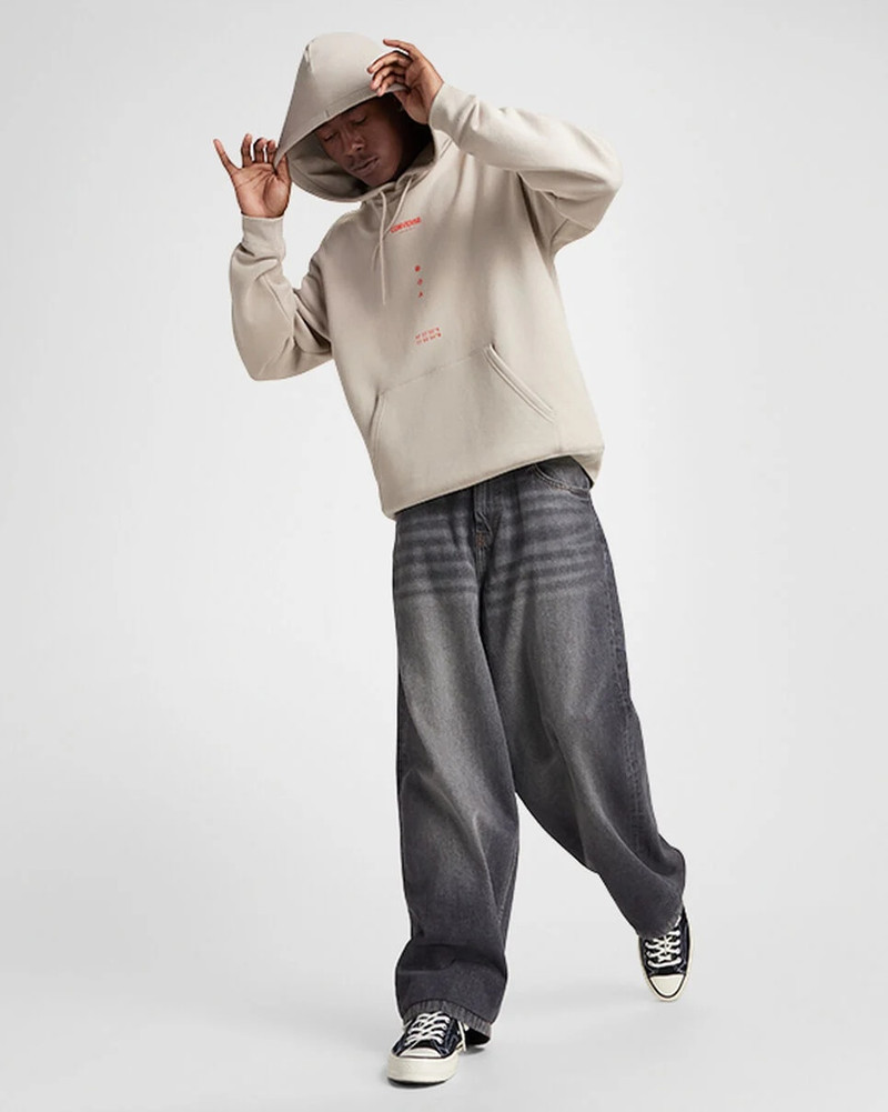 Converse Premium Logo Loose-Fit Hoodie outlook