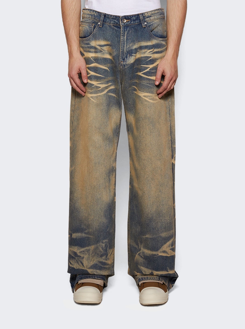 Flare Vintage Jeans Denim - 3