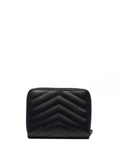 SAINT LAURENT quilted monogram wallet outlook