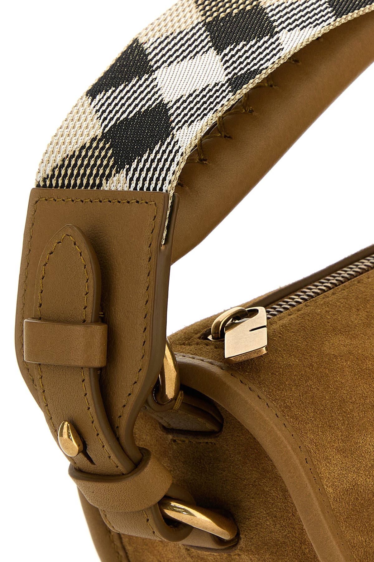 ハンドバッグ Burberry Camel Suede Hebden Handbag Burberry Camel suede Hebden handbag | gebnegozionline