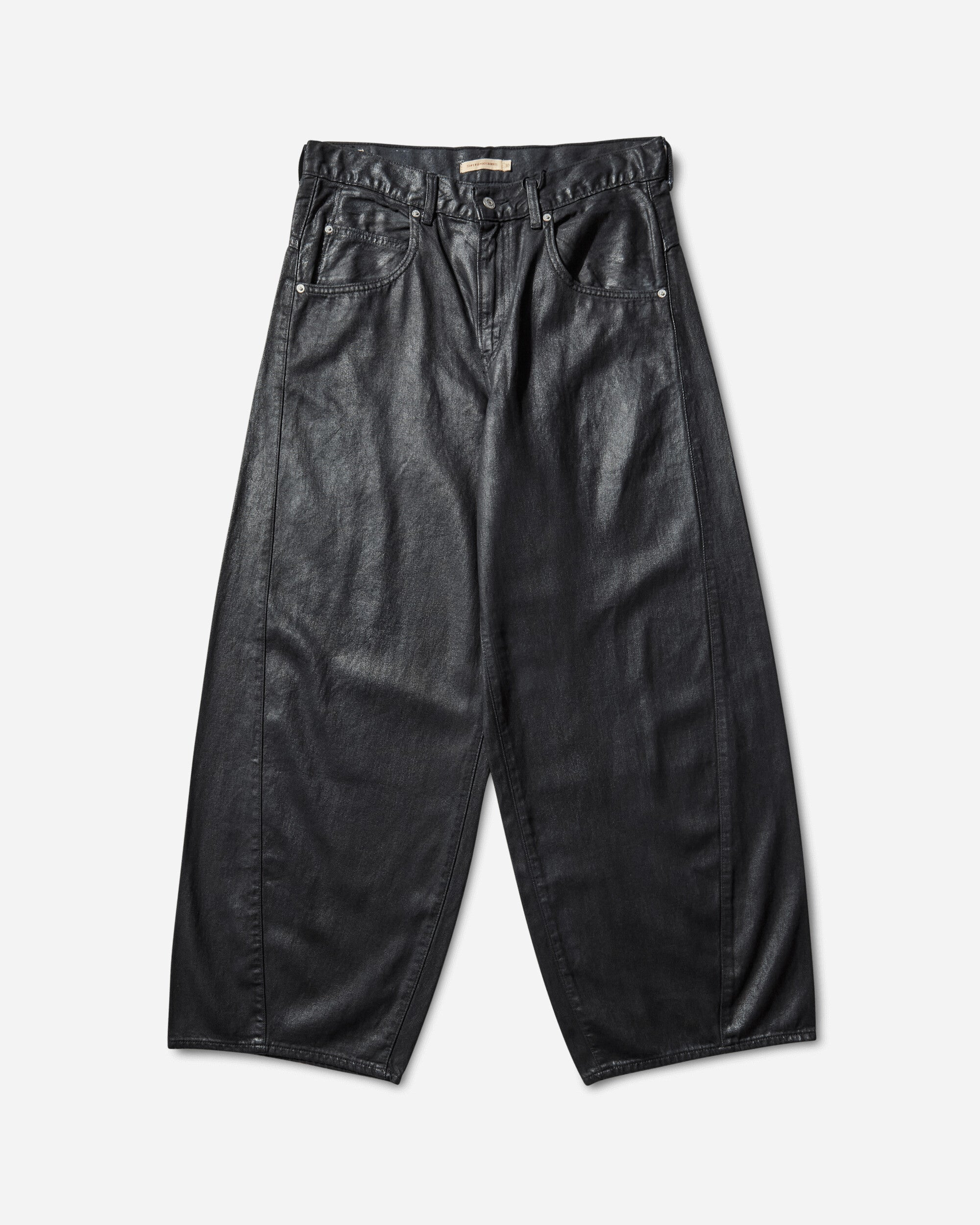 Women's Super Baggy Barrel Jeans Black - 1
