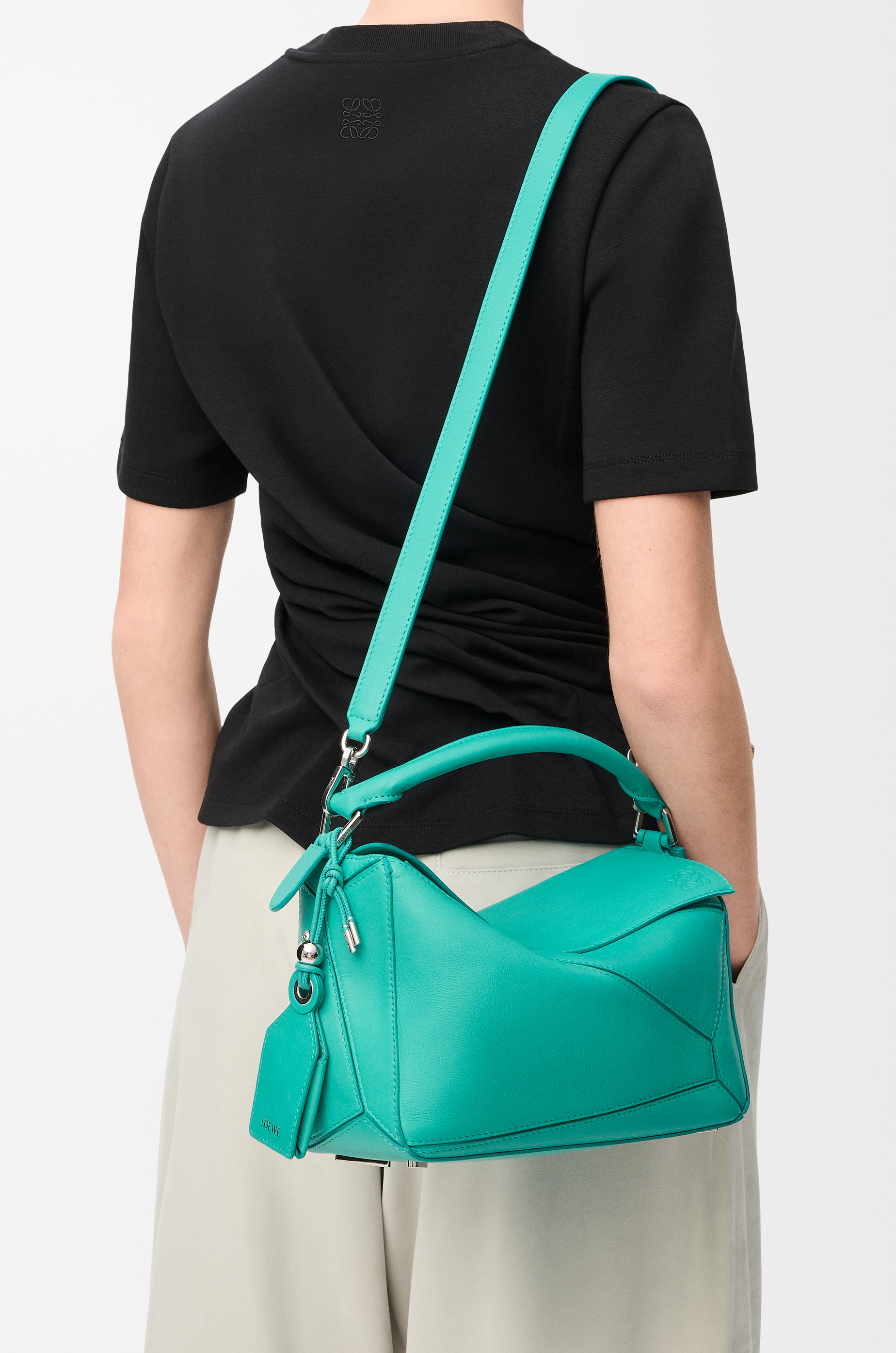 Small Featherlight Puzzle bag in nappa lambskin - 2