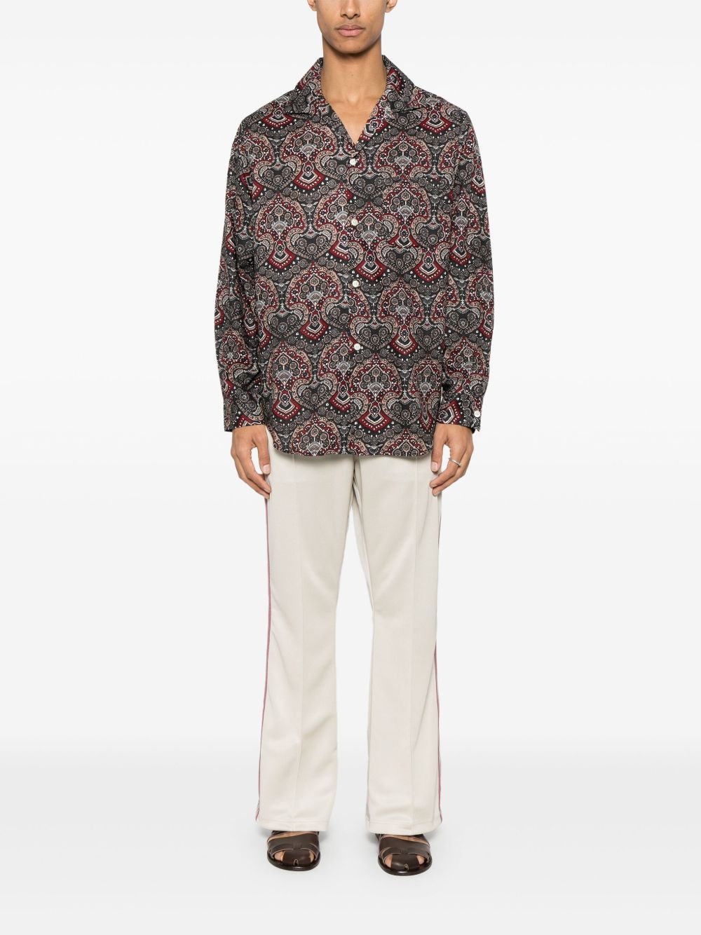 bandana-print shirt - 2