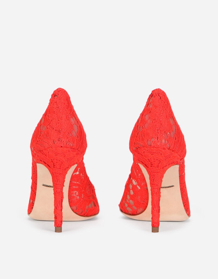 Taormina lace pumps with Devotion heart - 3