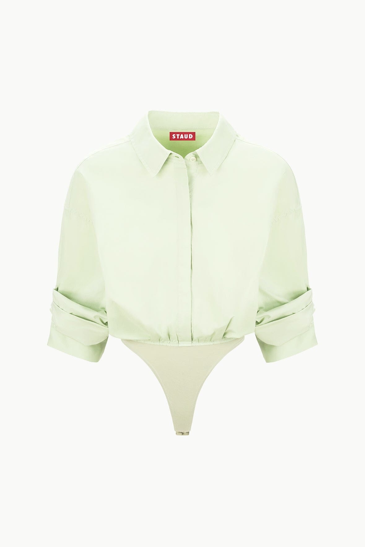 STAUD TRAVERSE BODYSUIT PALE JADE - 7