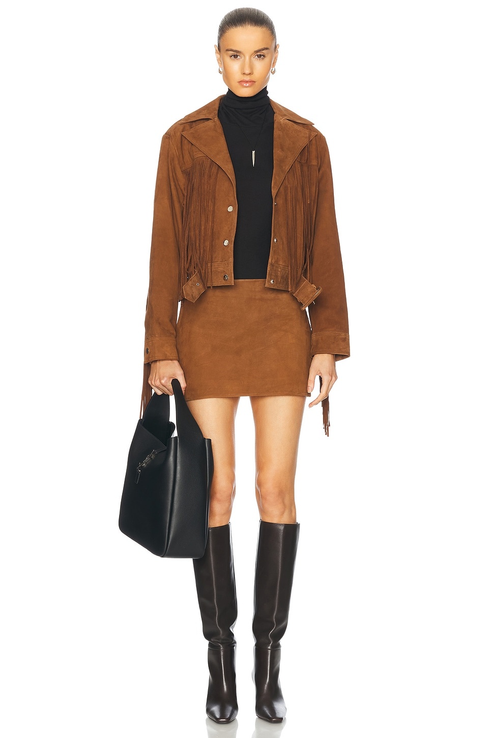 Valerie Suede Skirt - 5