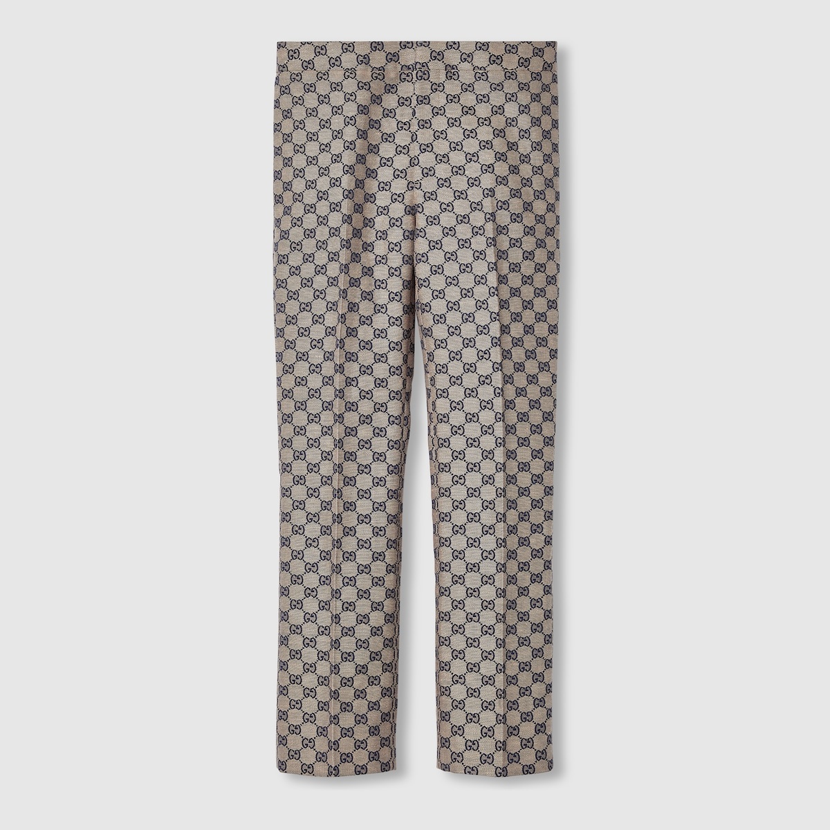 GG linen blend canvas pant - 1