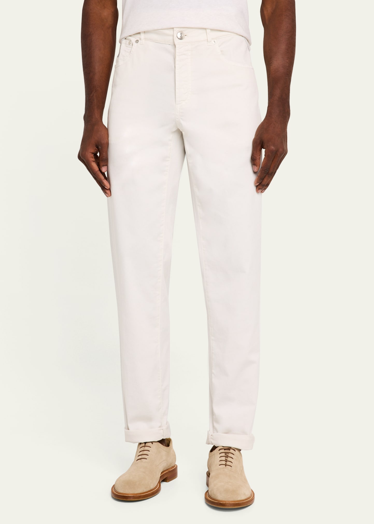 Men's Slim Five-Pocket Pants - 3