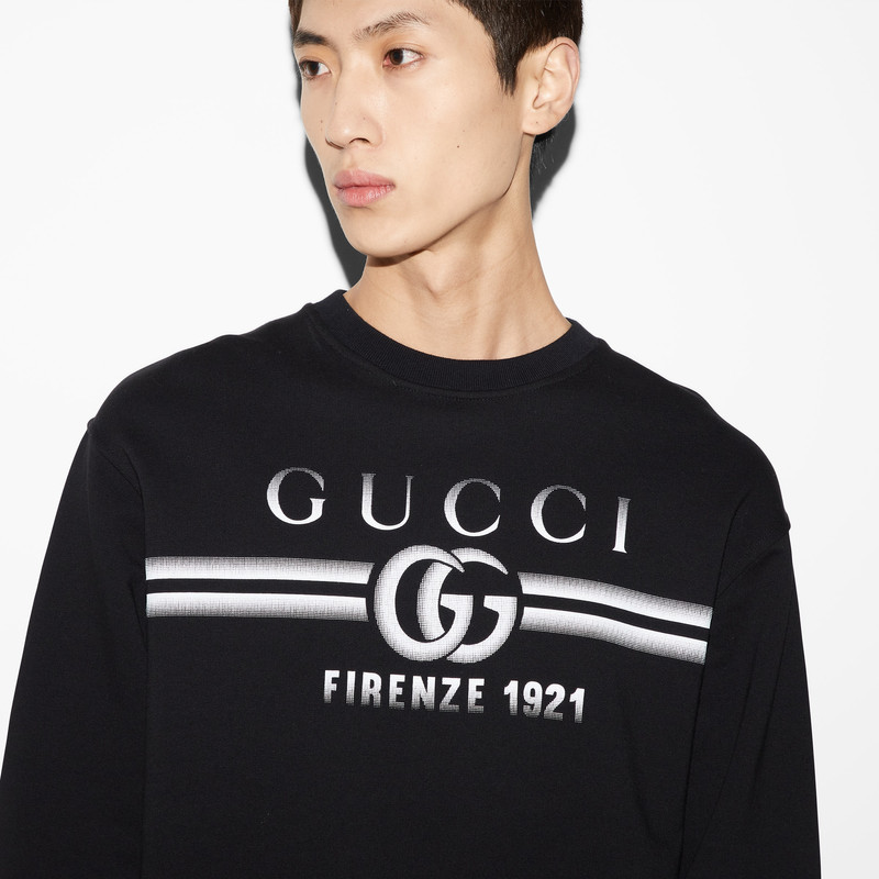 Cotton jersey printed sweatshirt 5